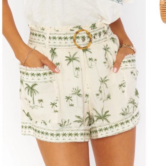 Show Me Your Mumu Disilvio Shorts In Ocean Drive Palm
